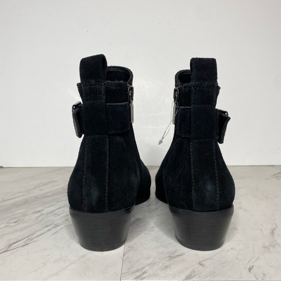 New! Blondo Saddie Waterproof Black Suede Bootie 7M - Picture 3 of 14